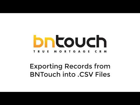 Options Tab: CSV Export